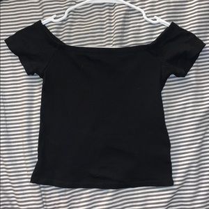 Black Crop Top